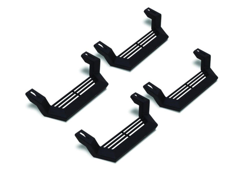 Rampage 1999-2019 Jeep Rock Rail Short Step Universal 4 Piece Set - Black