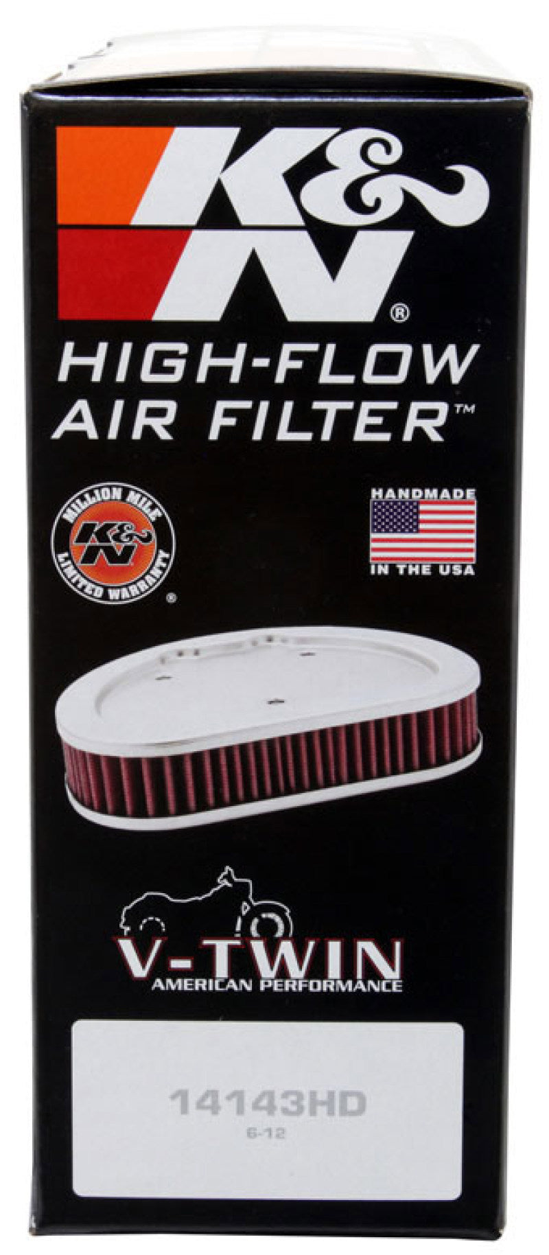 K&N Universal 7in OD / 5in ID / 1.938in H Round Replacement Air Filter