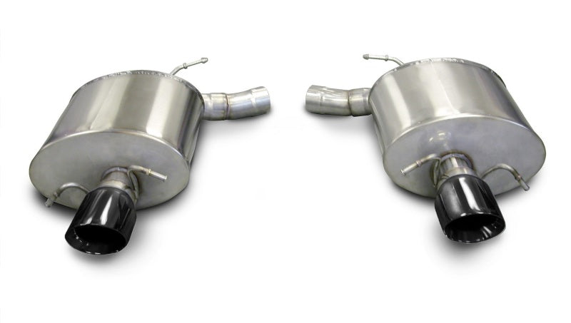 Corsa 2009-2014 Cadillac CTS Sedan V 6.2L V8 Black Sport Axle-Back Exhaust