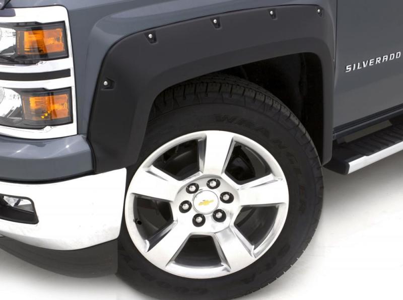 Lund 14-17 Toyota Tundra RX-Rivet Style Textured Elite Series Fender Flares - Black (4 Pc.)