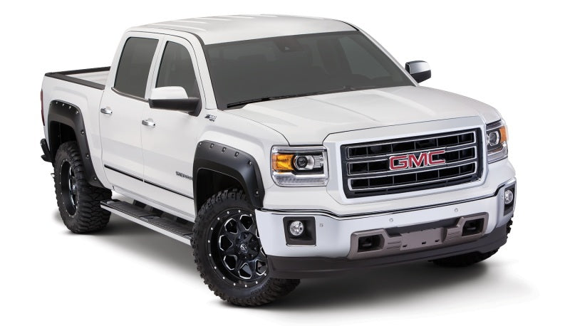 Bushwacker 14-15 GMC Sierra 1500 Pocket Style Flares 4pc - Black