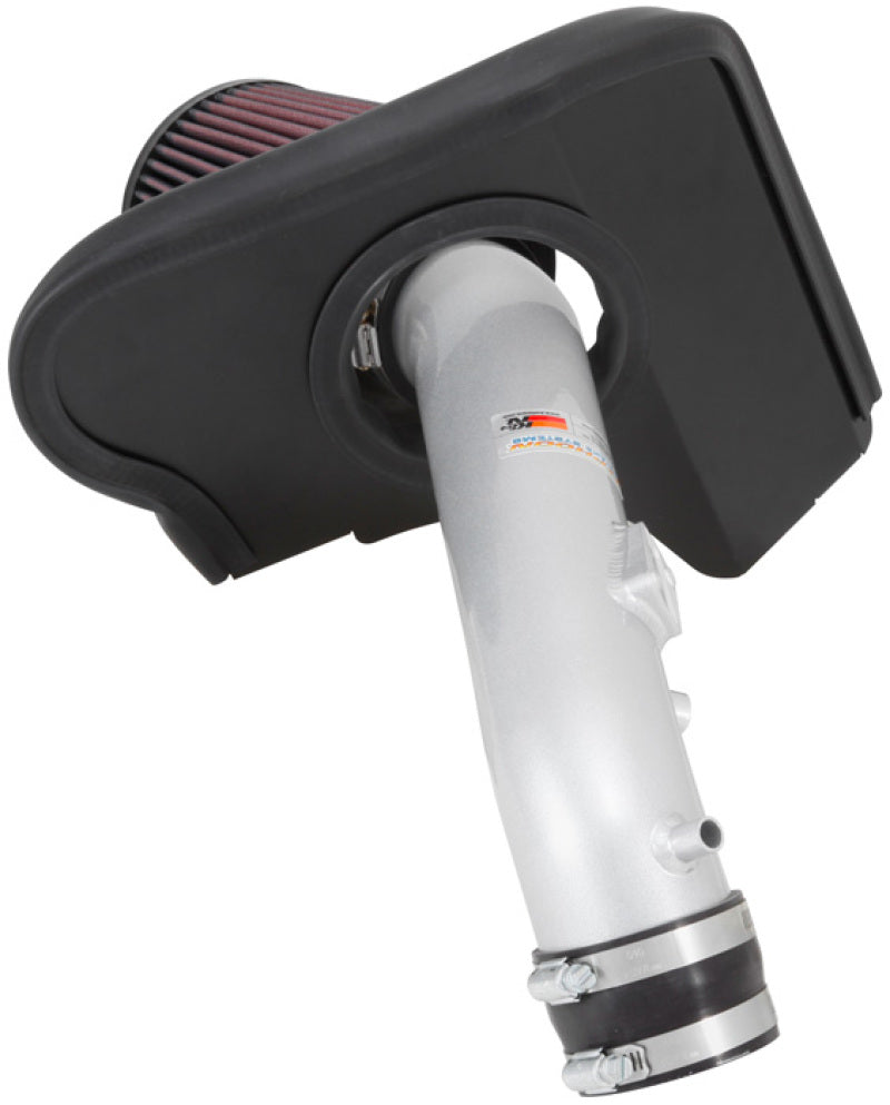 K&N 2013-14 Honda Accord 2.4L L4 69 Series Typhoon Air Intake System - Silver Cold Air Intake Kit