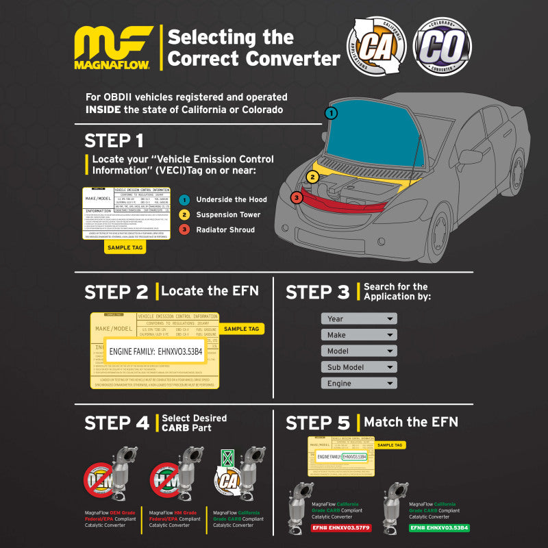 MagnaFlow Conv DF 00-05 Toyota MR2 1.8L