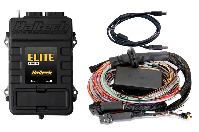 Haltech Elite 1500 Premium Universal Wire-In Harness ECU Kit