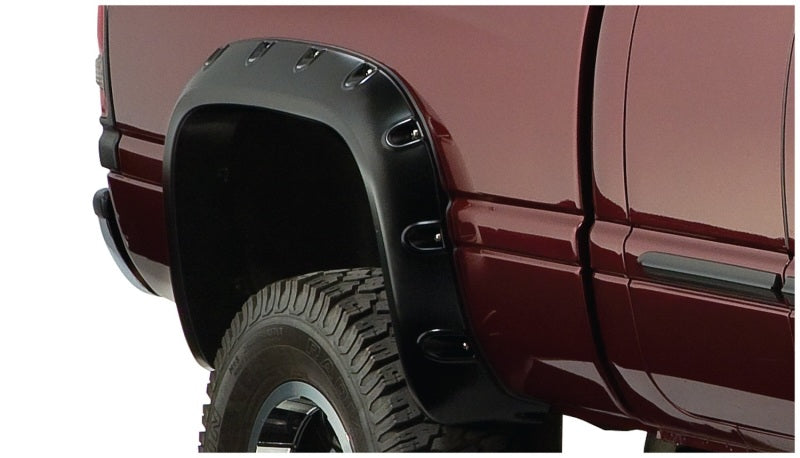 Bushwacker 94-01 Dodge Ram 1500 Fleetside Pocket Style Flares 4pc 78.0/96.0in Bed - Black