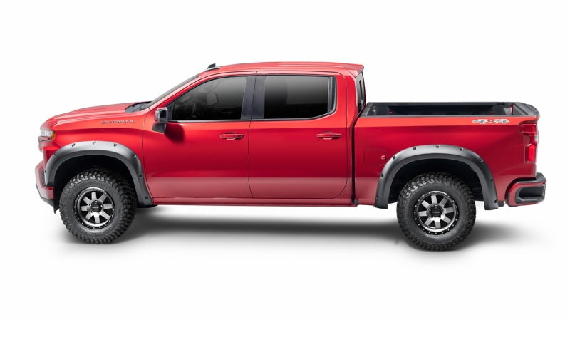 Bushwacker 19-21 Chevrolet Silverado 2500 / 3500 HD (Excl. Dually) Forge Style Flares 4pc - Black