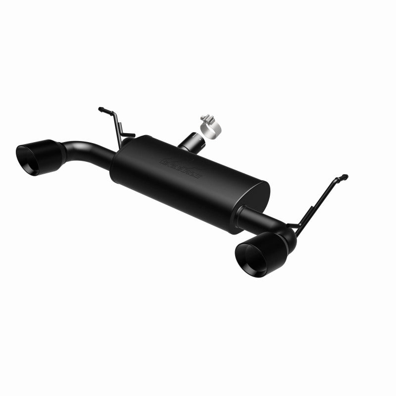 MagnaFlow 07-17 Jeep Wrangler JK 3.8/3.6L Dual Split Rear Exit Black Axle-Back Exhaust