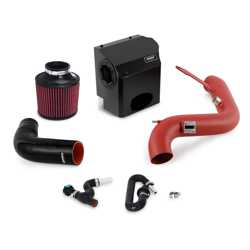 Mishimoto 2016 Ford Fiesta ST 1.6L Performance Air Intake Kit - Wrinkle Red