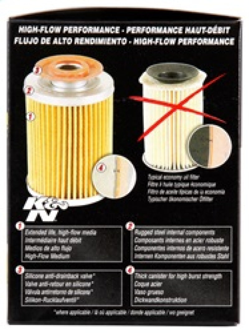 K&N Oil Filter OIL FILTER; AUTOMOTIVE