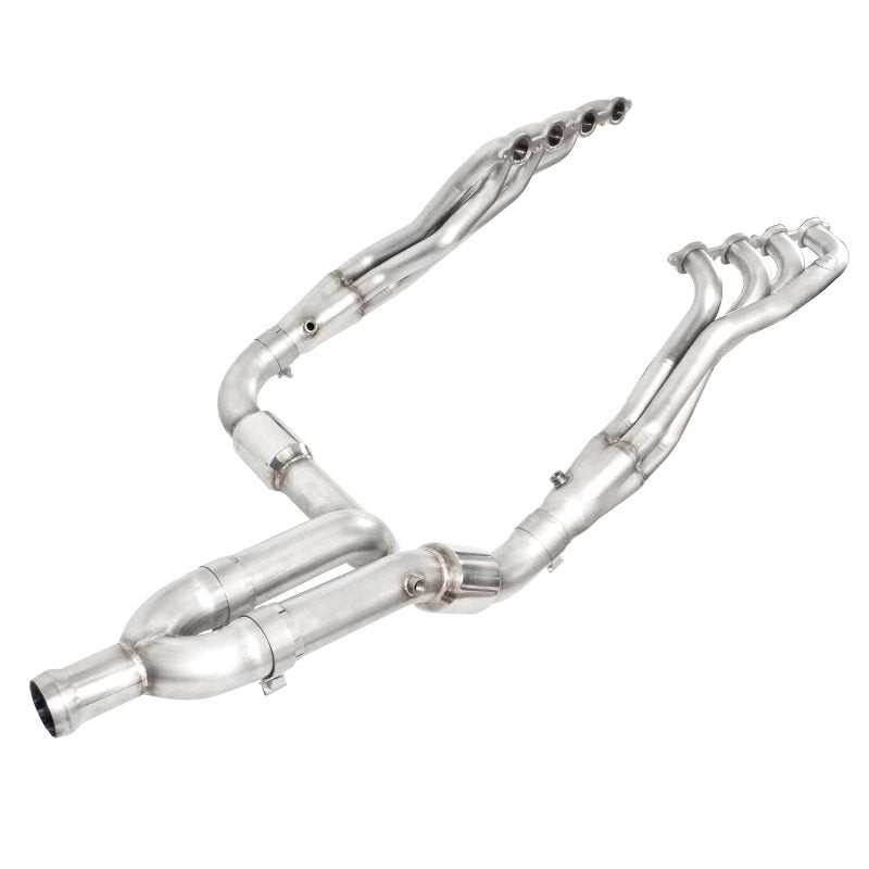 Stainless Works 2007-13 Chevy Silverado/GMC Sierra Headers 1-7/8in Primaries High-Flow Cats Y-Pipe