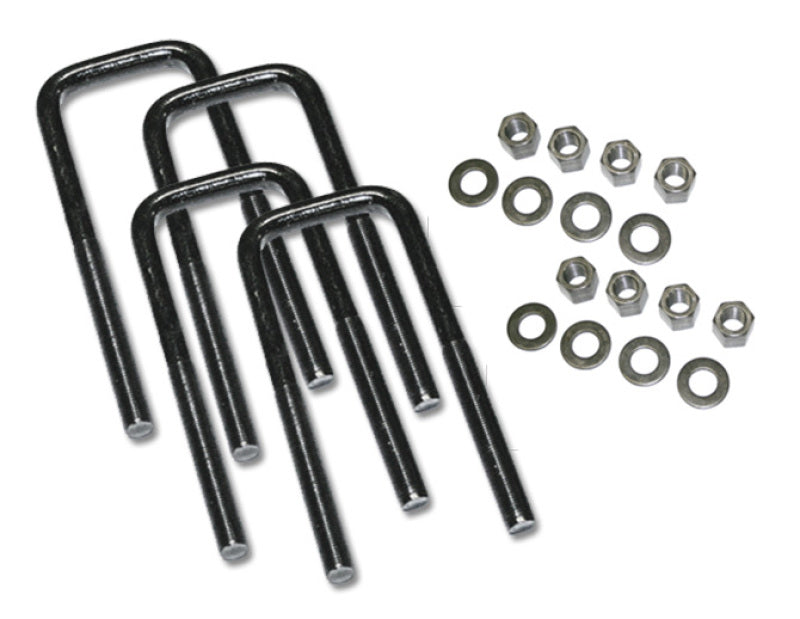 Superlift U-Bolt 4 Pack 5/8x3-1/4x16 Square w/ Hardware