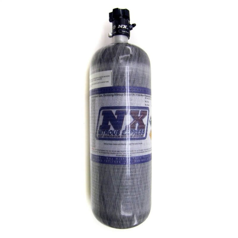 Nitrous Express Composite Bottle w/Lightning 500 Valve (6.79 Dia x 23.25 Tall)