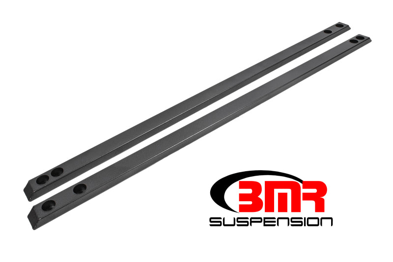 BMR 15-17 S550 Mustang Super Low Profile Chassis Jacking Rails - Black Hammertone