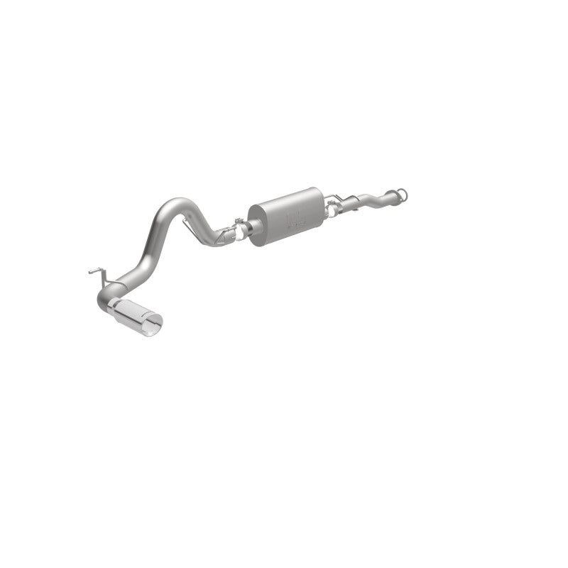 MagnaFlow Cat-Back 2016 Toyota Tacoma 3.5L V6 SS 3in Single Pass Side Exit Rear 4in Tip