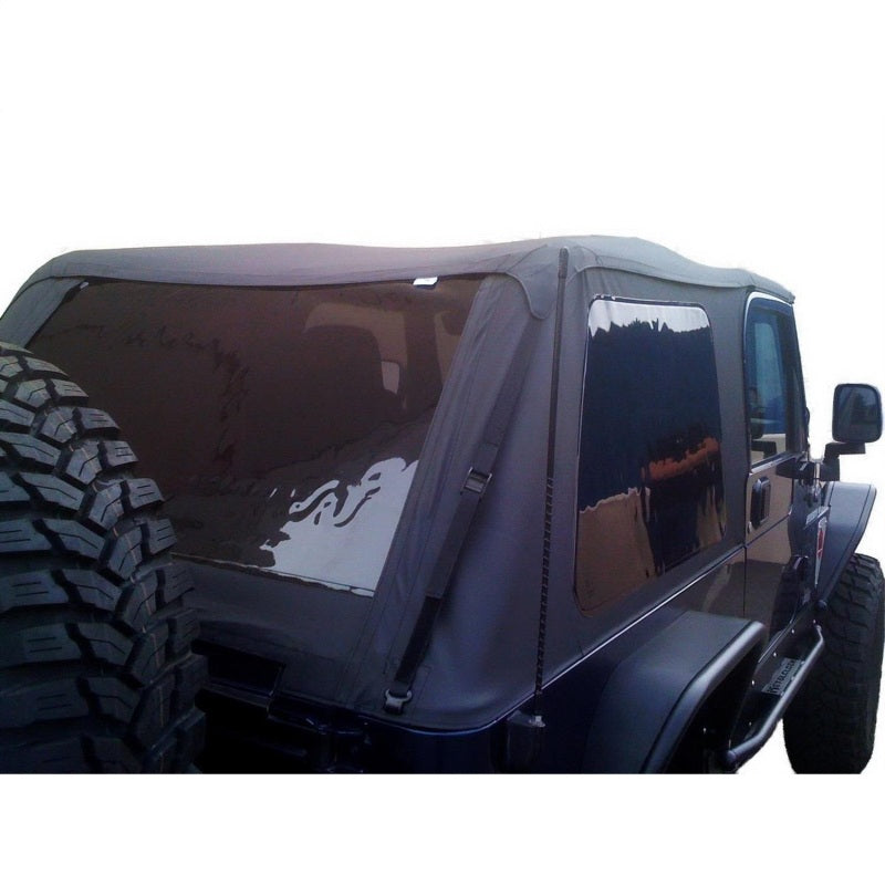 Rampage 1997-2006 Jeep Wrangler(TJ) Excludes LJ Unlimited Frameless Soft Top Kit - Black Diamond