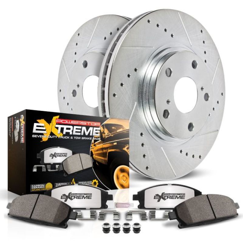 Power Stop 10-19 Lexus GX460 Rear Z36 Truck & Tow Brake Kit