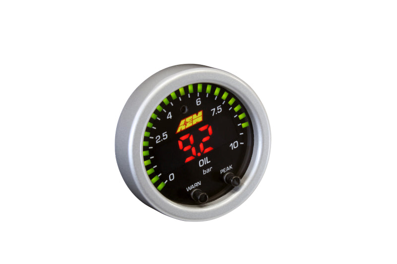 AEM X-Series 0-150 Oil Pressure Gauge Kit