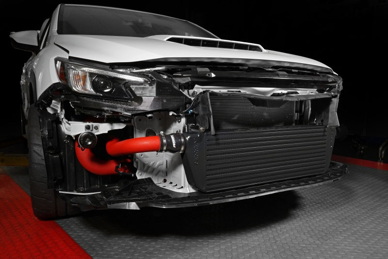 Perrin 22-23 Subaru WRX Front Mount Intercooler Kit (Red Tubes & Black Core)