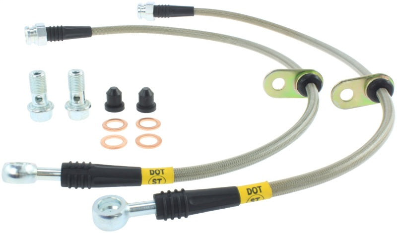 StopTech 09 Acura TSX / 08 Honda EX/EX-L / 09 Accord Coupe & Sedan Stainless Steel Front Brake Lines