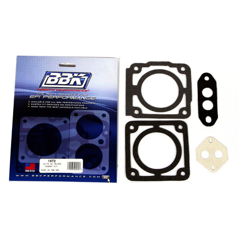 BBK 86-93 Mustang 5.0 65 70mm Throttle Body Gasket Kit