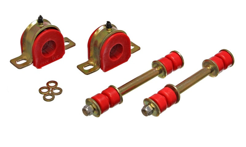 Energy Suspension 82-04 GM Blazer / S-10/15 Pickup Red Front Sway Bar Bushing Set (End Links Inc)