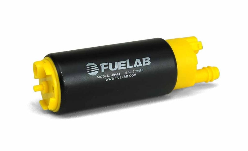 Fuelab 494 High Output In-Tank Electric Fuel Pump - 340 LPH In Offset From Out